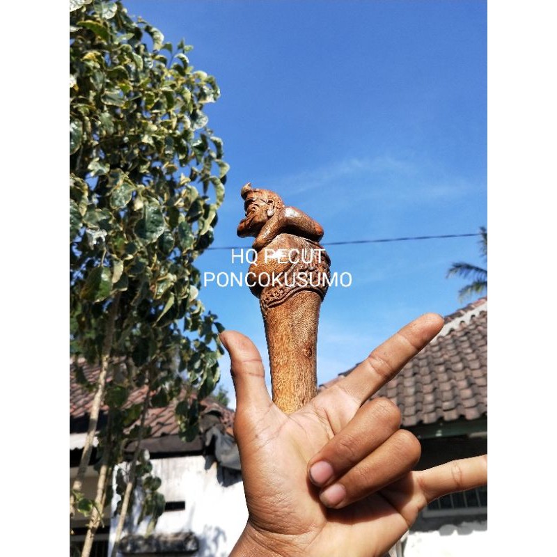 gagang ukir semar khusus kayu Sono keling