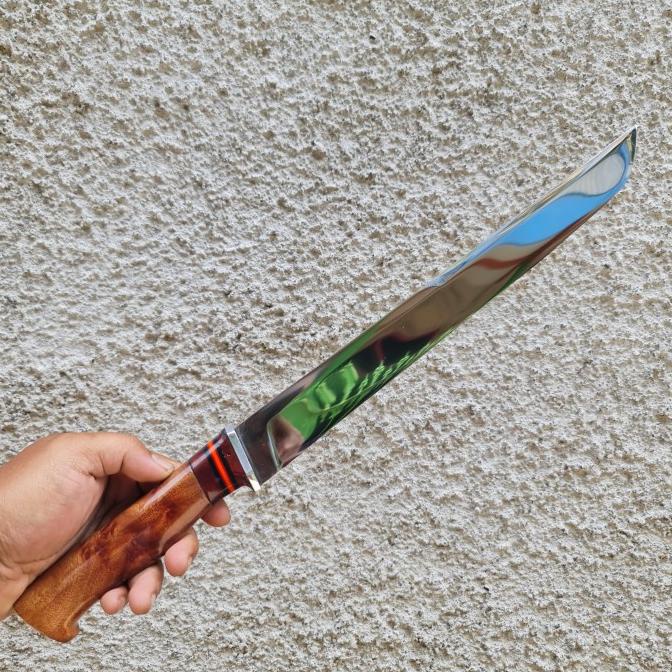 Golok Sembelih Premium AH Blade Baja D2 Sangat Tajam