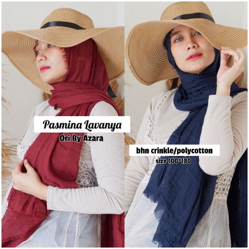 PASMINA LAVANYA/PASHMINA LAVANYA BY AZARA/PASMINA CRINKLE