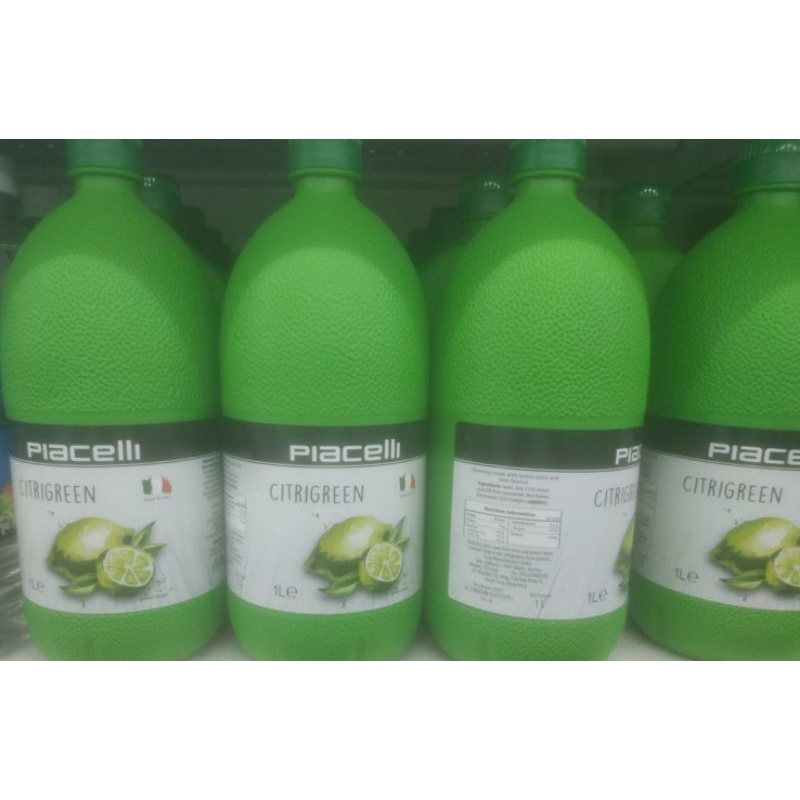 

Piacelli Citrigreen Lime Juice Concentrate 1Ltr | Piaceli Citri Green