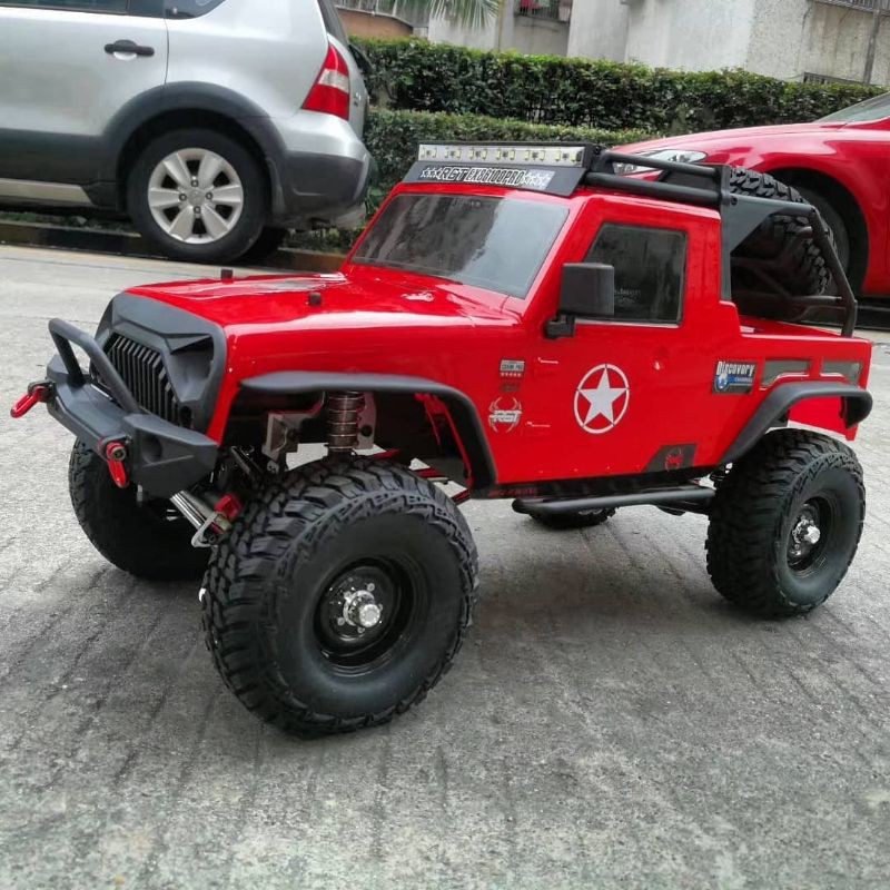 RGT EX86100 Pro 1/10 RC ADVENTURE KIT TANPA ELEKTRONIK VS SCX10 RED