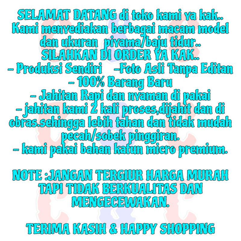 BAJU TIDUR PIYAMA/CP SUPER JUMBO 5XL/LD 130/SATIN VELVET-1