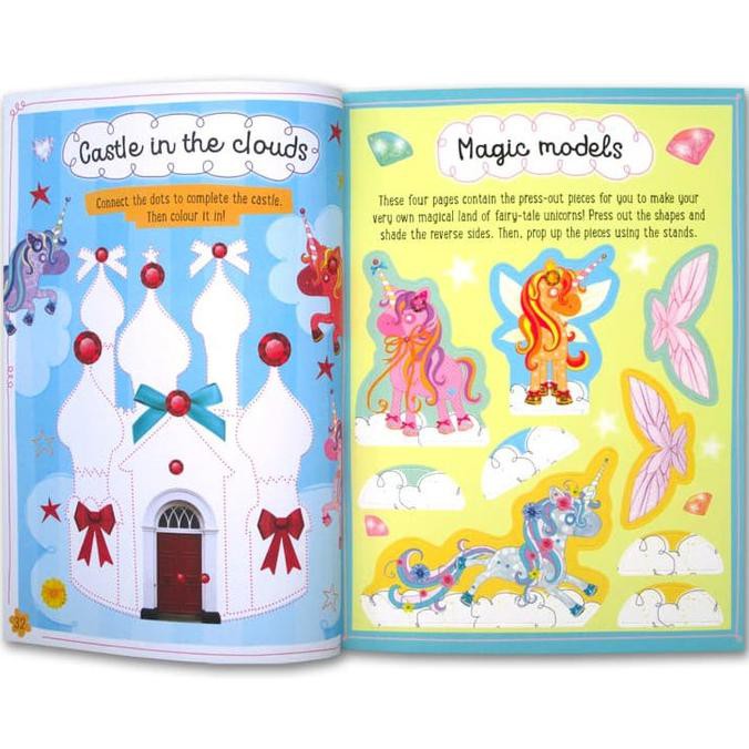 

Puffy Sticker Activity Book : I Love Unicorns Over 100 Stickers (Packe