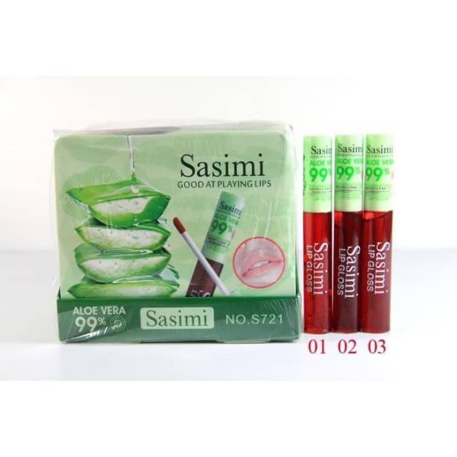 [ecer ] LIPgloss SASIIMI ALOEVERA Liptint aloevera