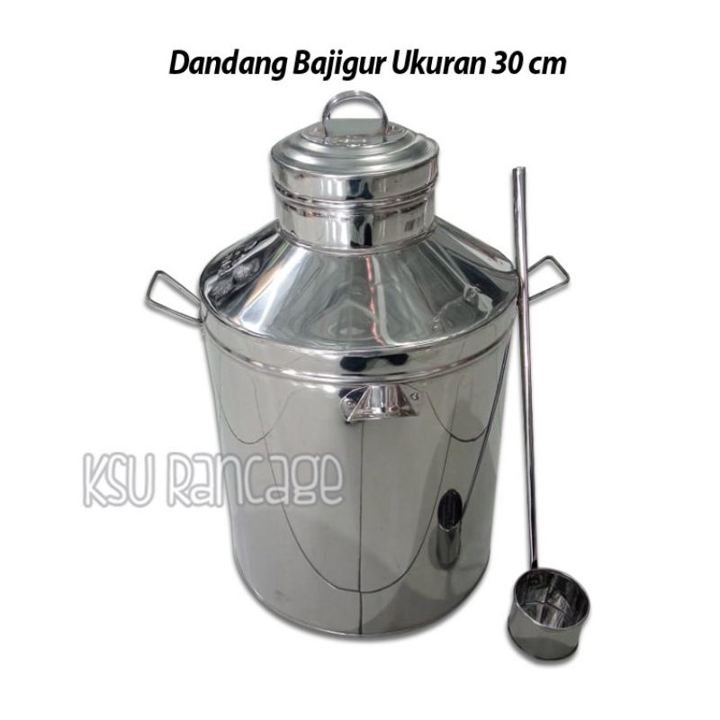 Dandang Bajigur Ukuran 30 cm
