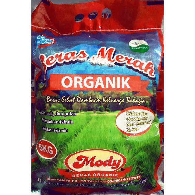 

Beras Organik mody merah 5kg