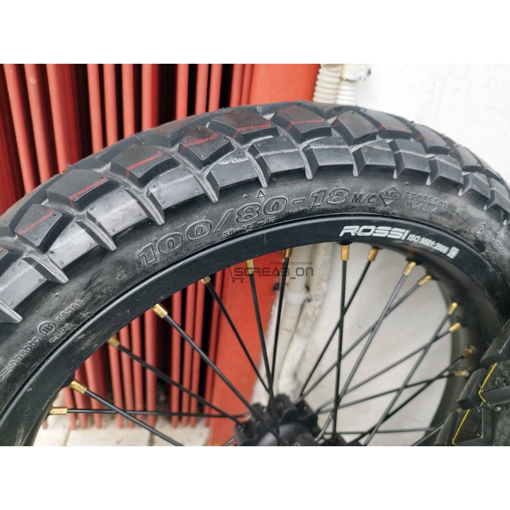 ban set motor honda crf 150 modif ring 18 expedition rossi swallow