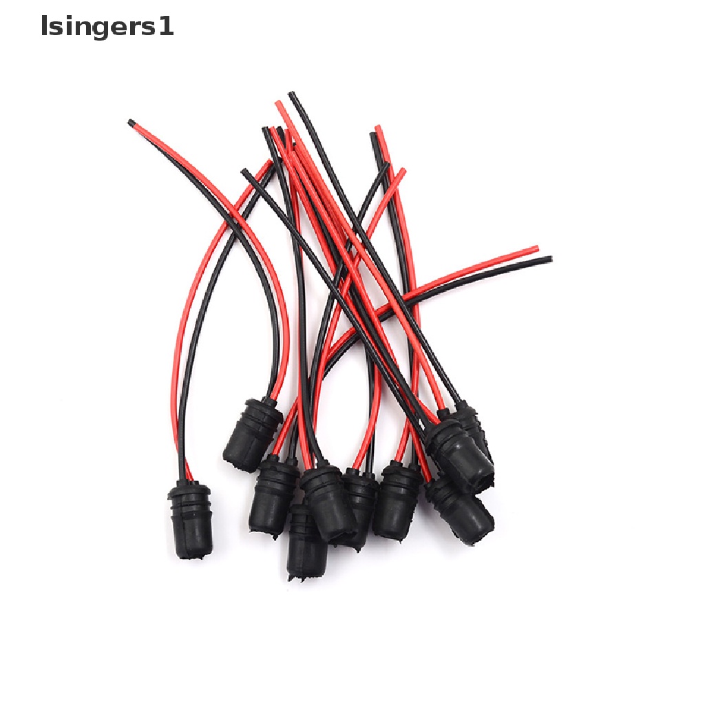 (lsingers1) 10pcs Socket Lampu T10 Bahan Karet Lembut