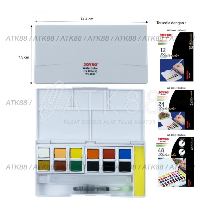 

Watercolor Cat Air Joyko WC-2000 12 Colors