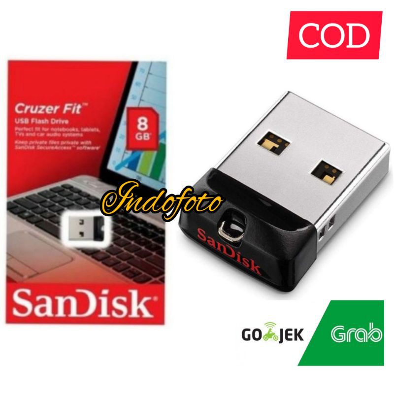 Sandisk usb flashdisk cruzer fit 8Gb-flashdisk mini 8Gb