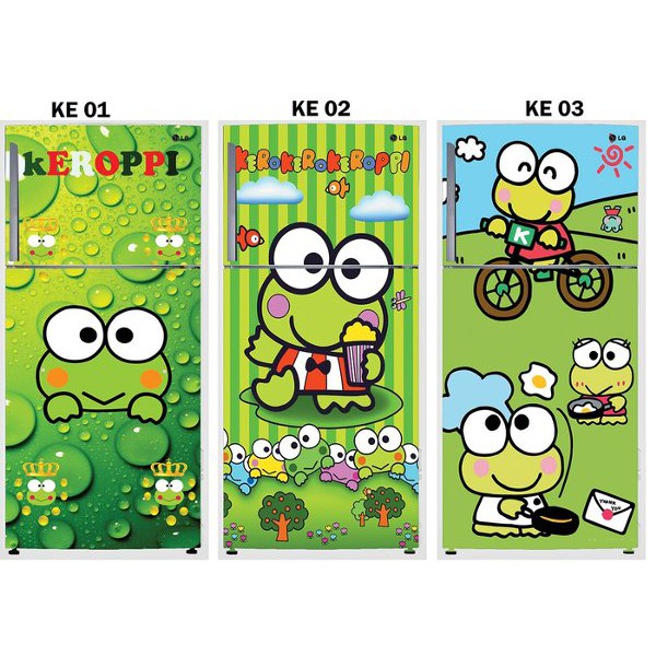 

Variasi stiker motif keroppi free tambah nama