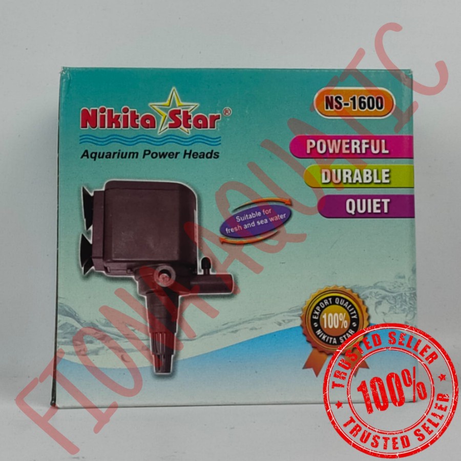 AQUARIUM POWER HEAD NIKITA STAR NS-1600 / MESIN POWER HEAD 1600
