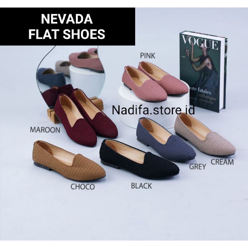 SIAP KIRIM | OBRAL BRAND MATAHARI | Sepatu Nevada Rajut 05 (F05)