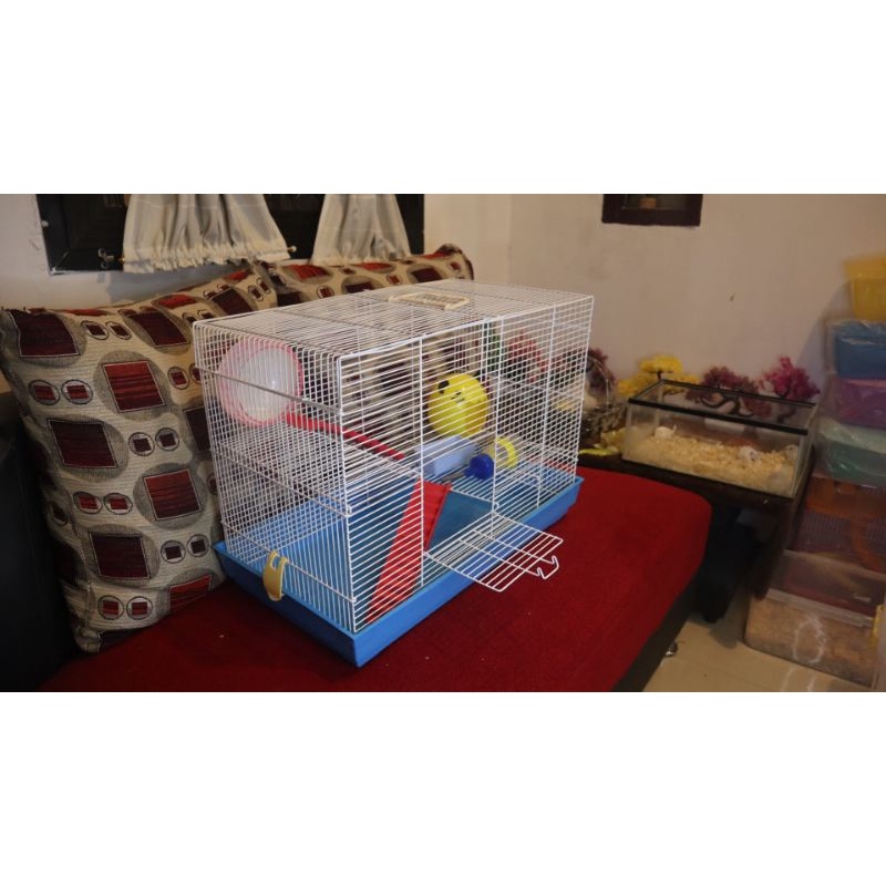 Kandang Hamster Jumbo Ukuran: 54 x 30 x 40 cm