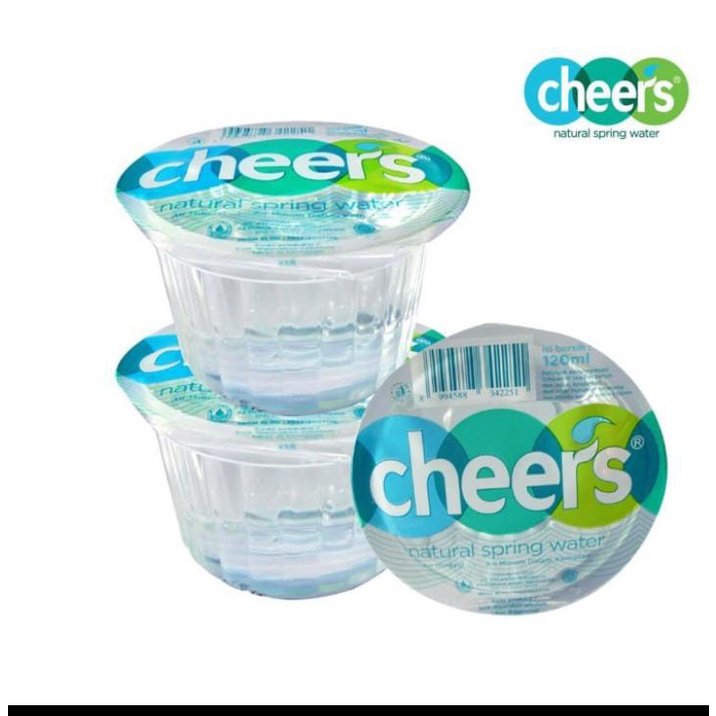 

Cheers mineral water cup 120 ml