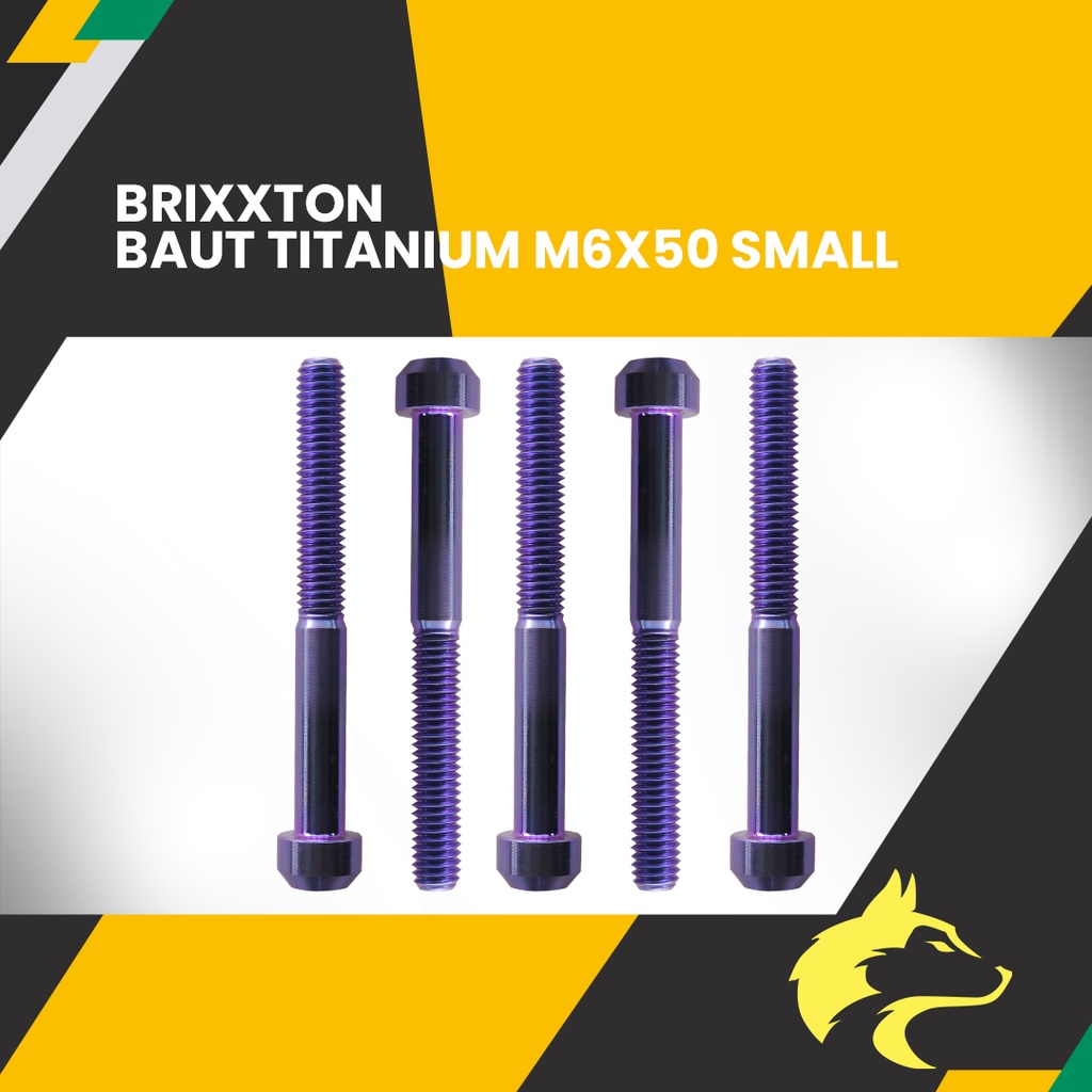 Baut Titanium M6X50 Small