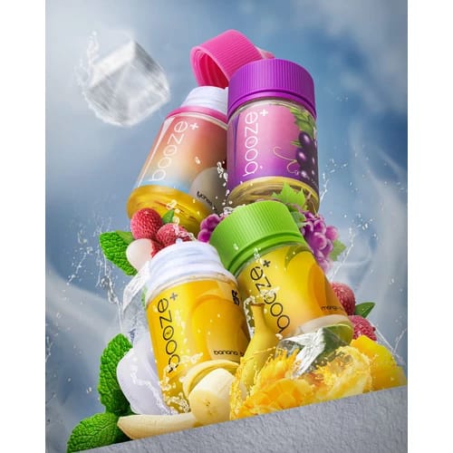 BOOZE SERIES BANANA GRAPE MANGO LYCHEE BOOZEE 60ML - AUTHENTIC