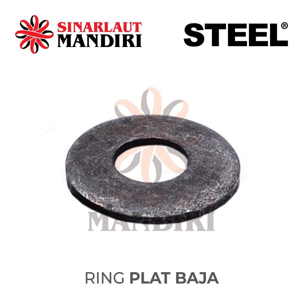 Ring Plat Baja / Flat Washer Baja / Plate Washer M12 (1/2") - Tipis