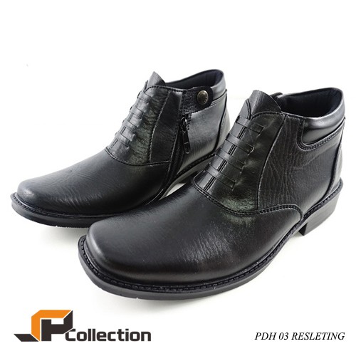 Sepatu Pria Pantofel PDH 03 Reseleting Carlit Warna Hitam Awet Cocok Untuk Acara Formal Dan Kantor