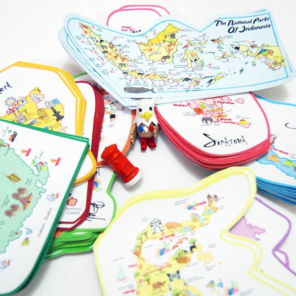 

Kartu pos Shaped Card - Peta Indonesia