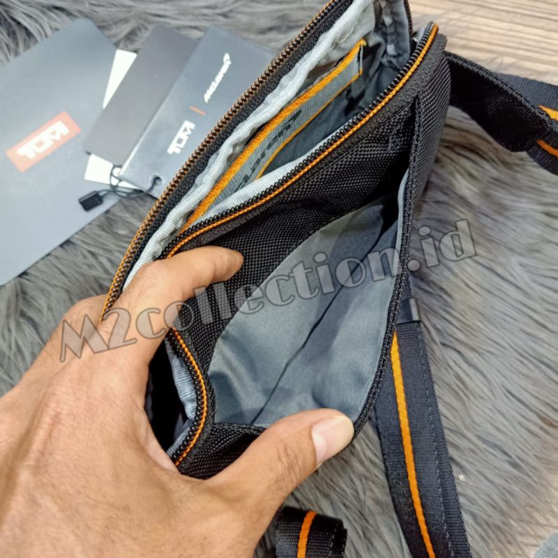 Waistbag TUMI McLaren Brox Slim Utility Pouch Belt Bag Tas Pinggang Mirror Quality