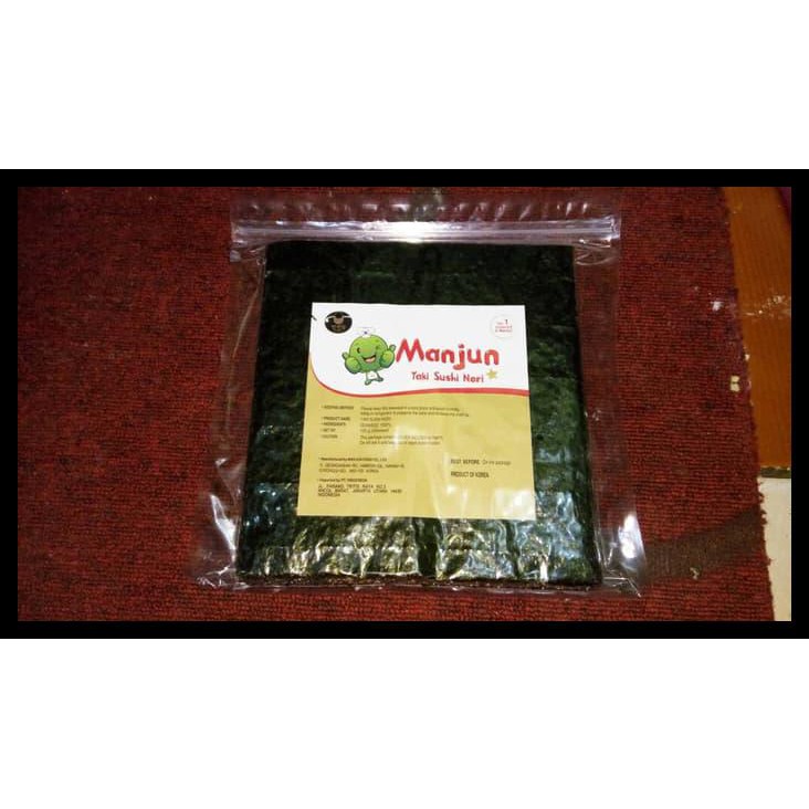 

HOT SALE Manjun Yaki Sushi Nori @50s lembaran rumput laut kering bkn takaokaya terjamin
