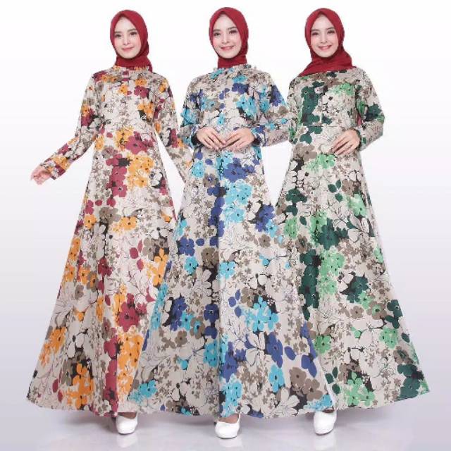 Gamis Monalisa katun Jumbo