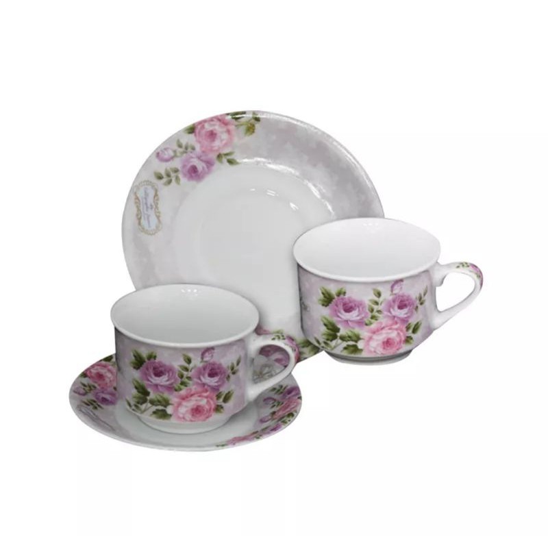 NAKAMI CUP & SAUCER NK-TS122 SET OF 12