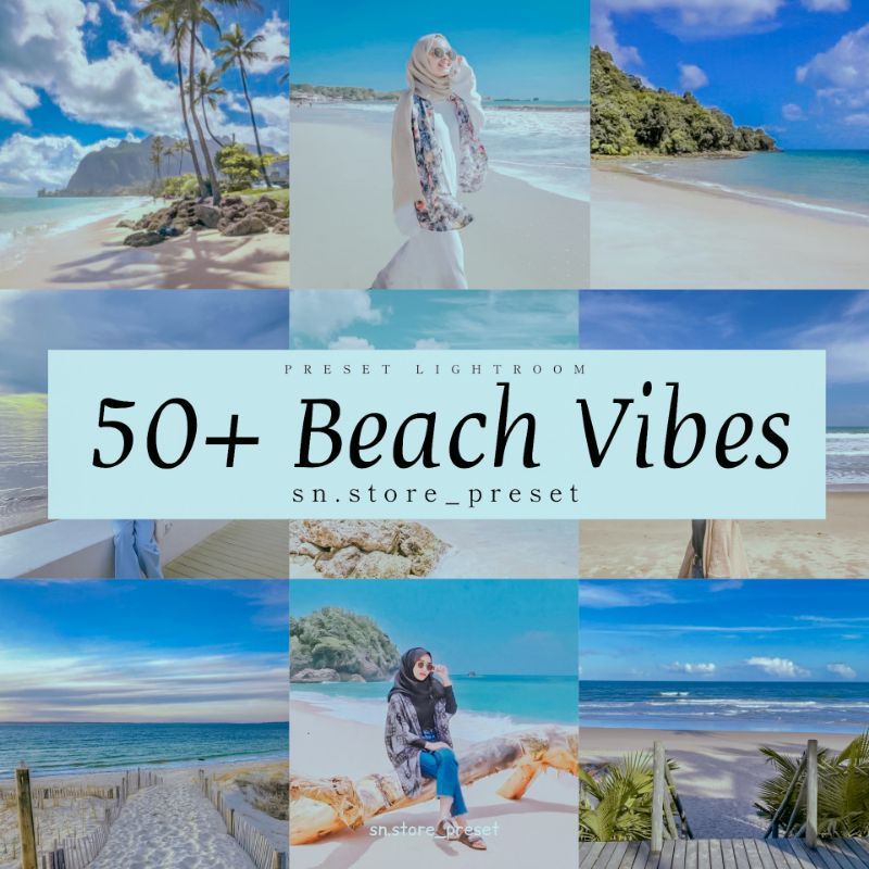 50+ PRESET LIGHTROOM BEACH VIBES For IOS &amp; Android