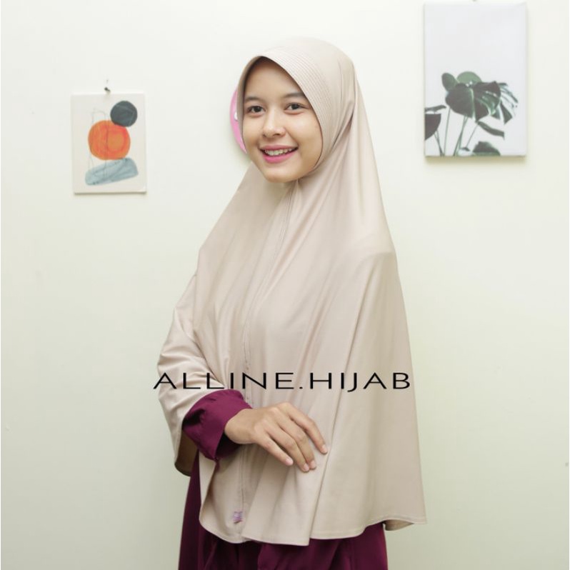 HIJAB INSTAN SYAR'I | HIJAB JERSEY JUMBO | KHIMAR JUMBO SYAR'I PAD ANTEM
