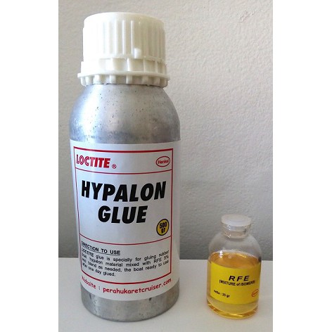 Lem Hypalon Perahu Karet Glue Rubber Boat Henkel 500 gram + mixture