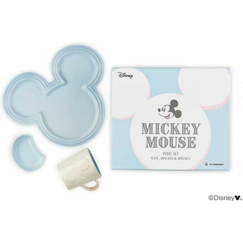 Le Creuset mickey mouse set plate