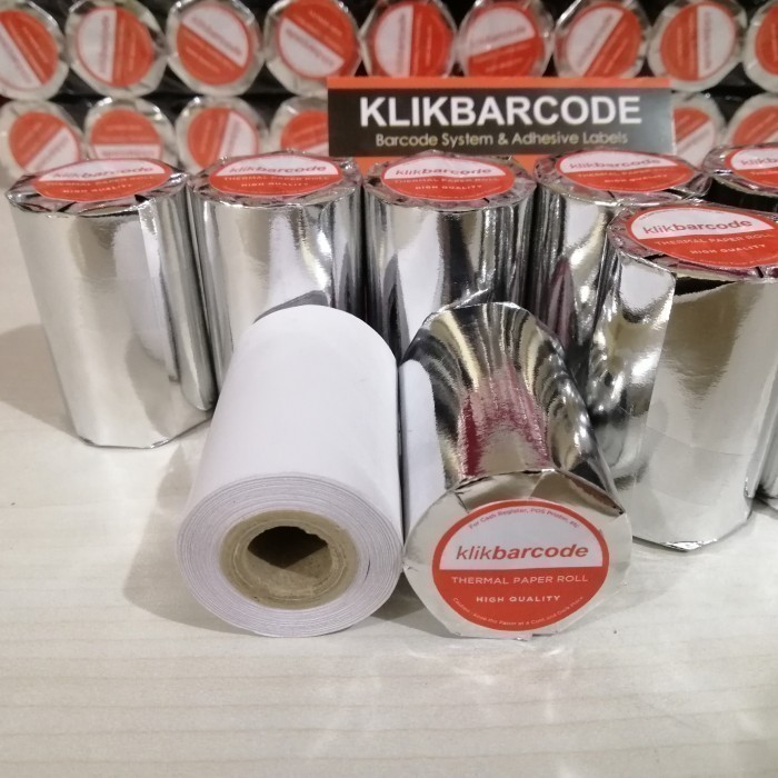 

MURAH KERTAS STRUK THERMAROL 58 X 37 MM UNTUK PRINTER BLUETOOTH 58MM-Klikbarcode