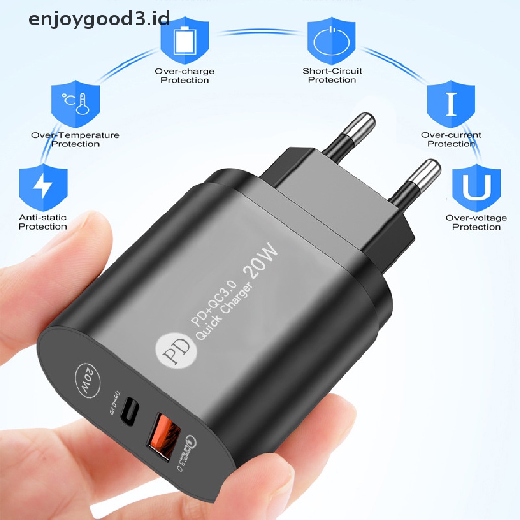 (Rready Stock) Super Si Adapter Charger 36W USB Tipe C QC 3.0 PD Fast Charging Untuk iPhone 13 (ID)