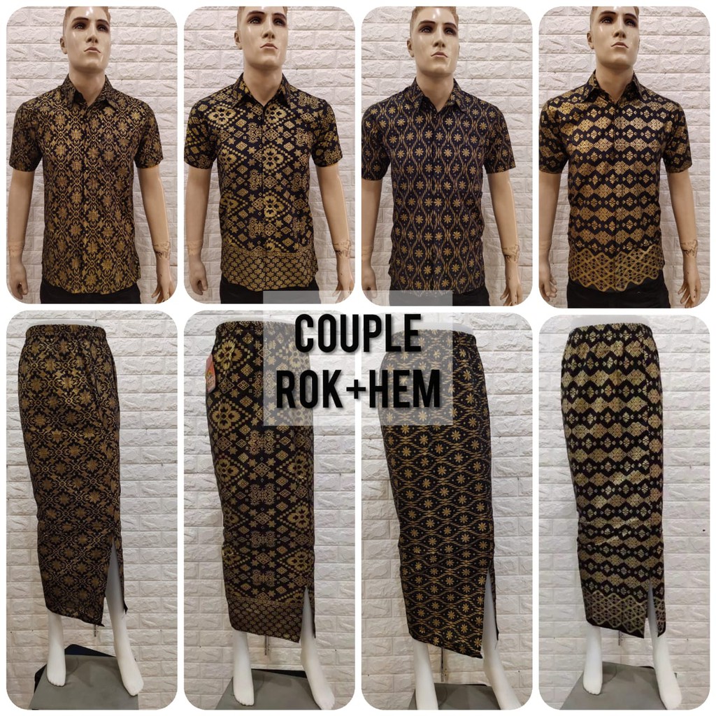 COUPLE KEBAYA ROK SPAN HEM PENDEK