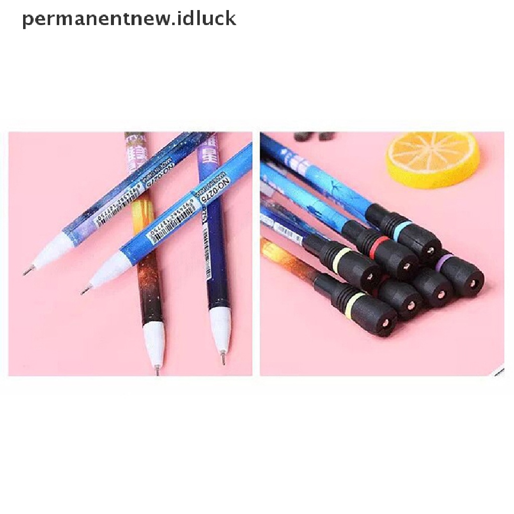 (luckypermanentnew) Pulpen Gel Model Putar Warna Random Kreatif Untuk Hadiah / Mainan Anak (ID)