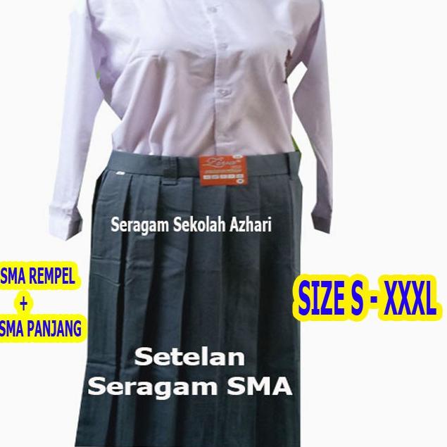Siap Kirim.. Stelan Seragam SMA Perempuan Rok Rempel-Seragam SMA Putih Abu Abu Perempuan-Seragam Sek