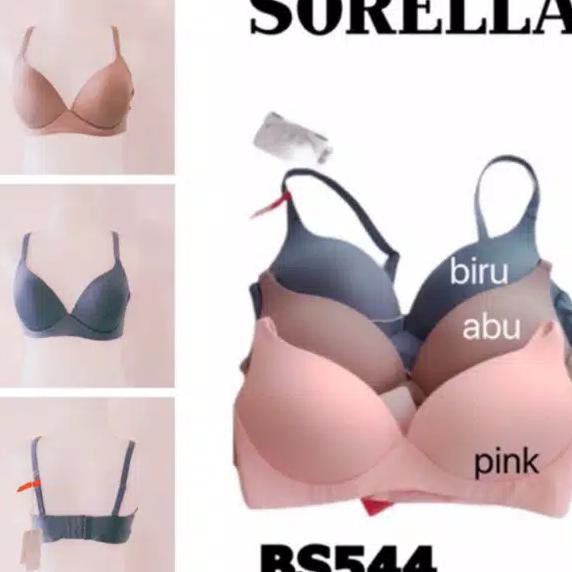 ⭐ CUCI GUDANG BH⭐ BS544 BRA SORELLA TANPA KAWAT 34B 34C 36C ,BH BESAR BRA REMAJA BH BERKUALITAS
