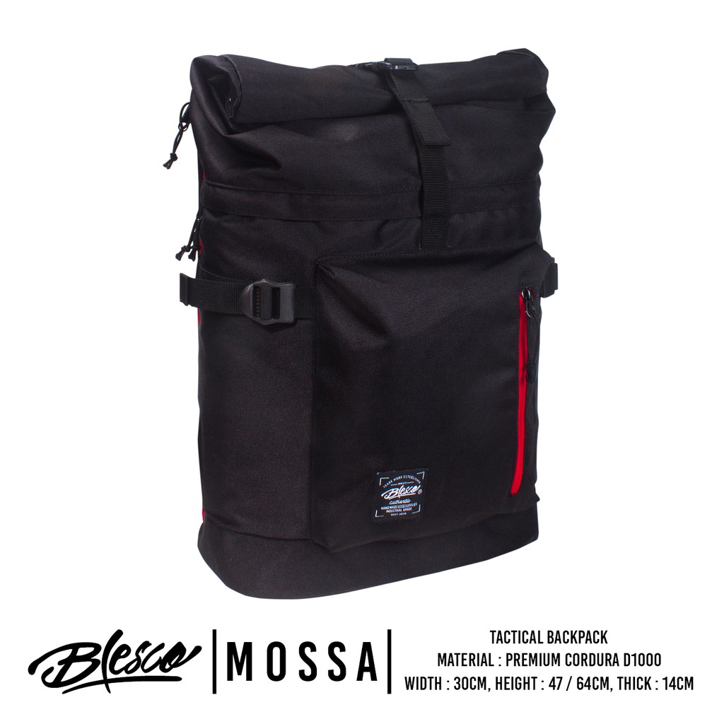 Tas Punggung Traveling Outdoor Laptop Hitam