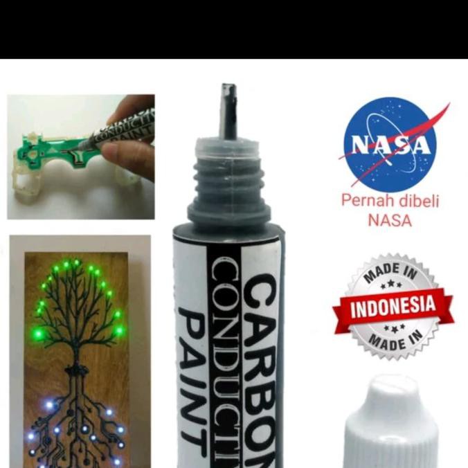 

CARBON CONDUCTIVE PAINT / CAT KARBON PENGHANTAR ARUS LISTRIK 15 GRAMS