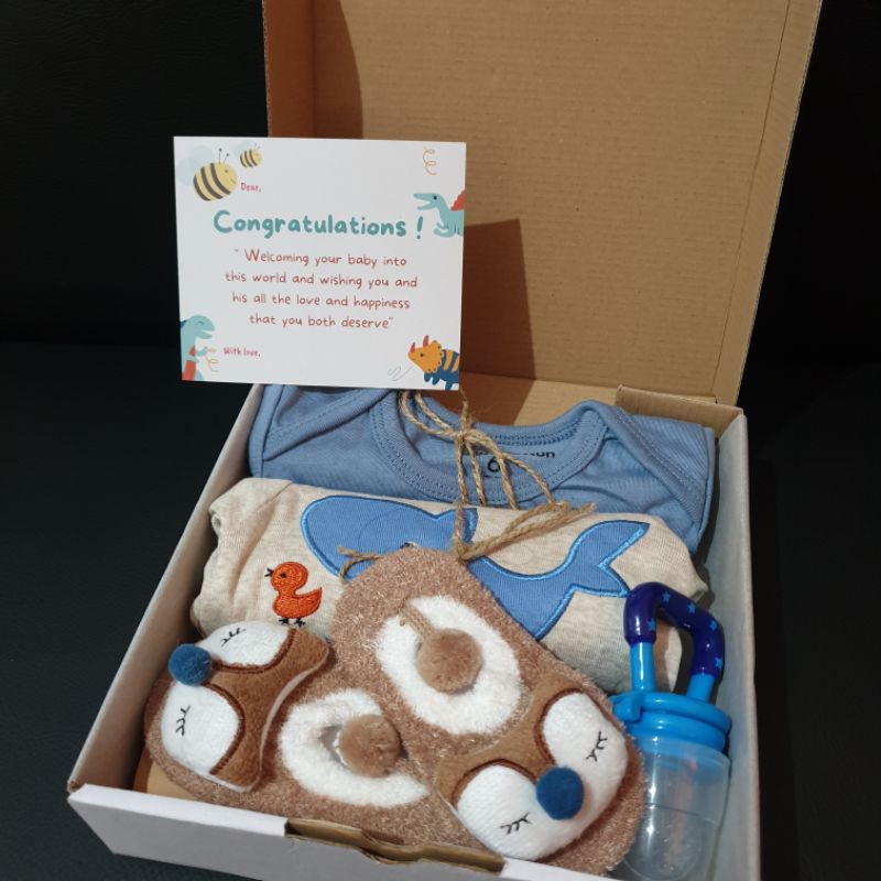 Hampers Bayi | Hampers Baby Newborn | Kado Bayi | Hampers bayi Perempuan | Hampers Bayi laki laki | Gift set baby | Kado lahiran | Kado bayi perempuan | Kado bayi laki laki | Gift set bayi | Gift set baby boy | Gift set baby Girl | Kado Lahiran-Gift set 2 - Boy