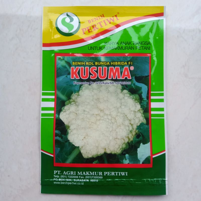 Benih Kol Bunga Hibrida F1 KUSUMA- 10 gram (exp. September 2026)
