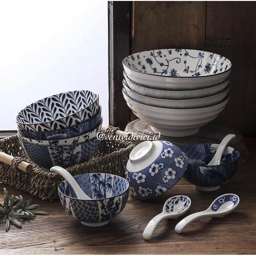 Ramen Bowl 8 inch/ Mangkuk Keramik/ Mangkuk Saji