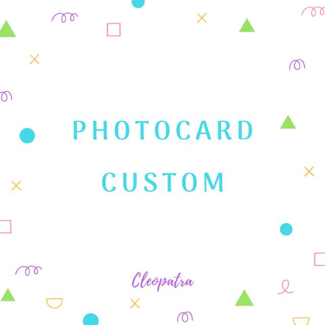 PHOTOCARD CUSTOM LAMINASI DOFF / GLOSSY