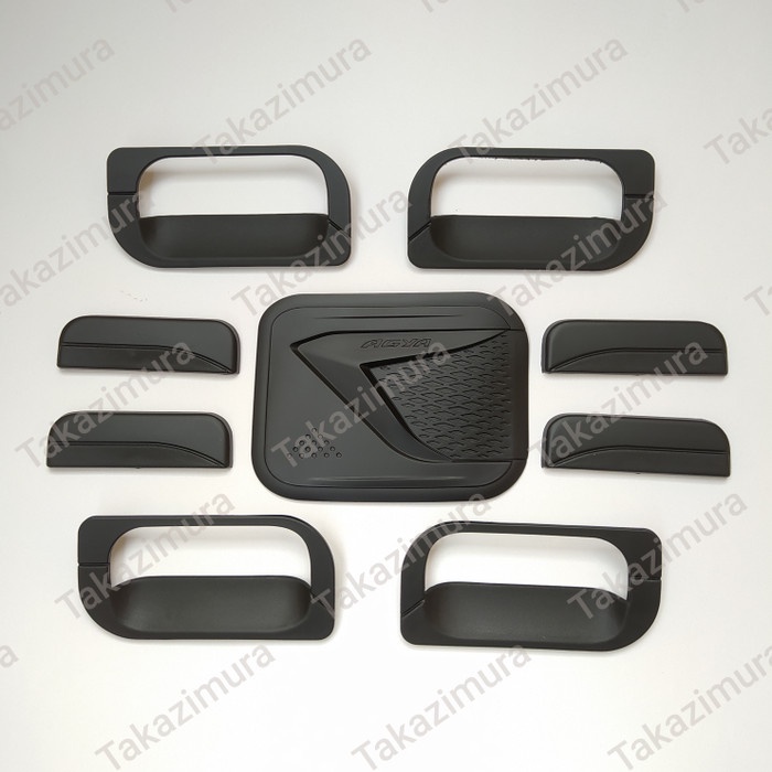 PAKET HANDLE COVER TANKI &amp; OUTER HITAM DOFF MOBIL TOYOTA AGYA 2012-2021