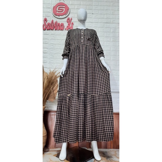 DRESS SALVINA / DRESS MOTIF KOTAK