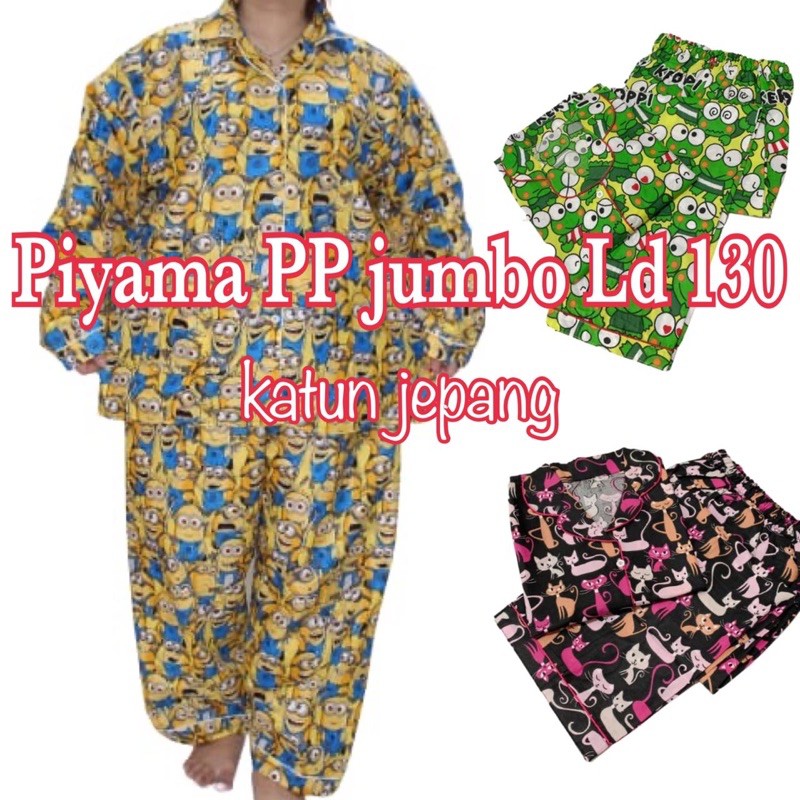 piyama super jumbo pp xxxl / 4L ld 130 panjang