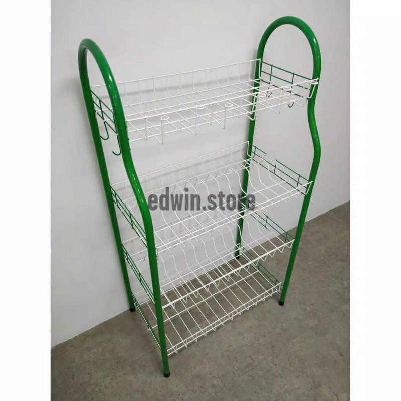 Dragon Rak Piring 4 dan 3 Susun Besi Anti Karat - RAK PIRING BESI DRAGON SUSUN 4 KUALITAS / Rak Piri