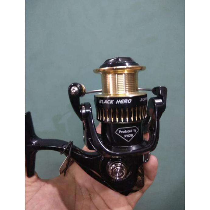 TERMURAH Reel Pancing Ryobi Ranmi Black Hero 3000 Power Handle