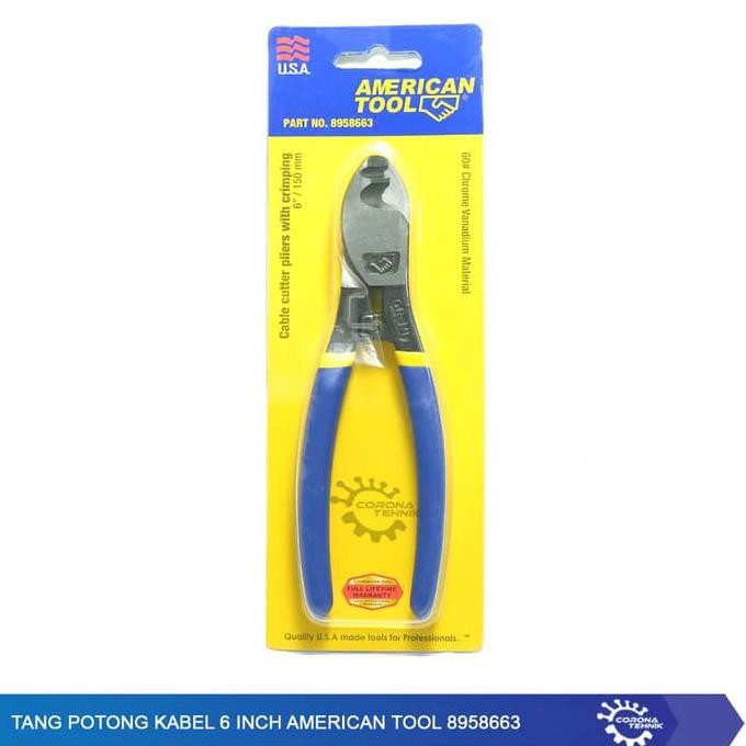 TANG POTONG KABEL 6 INCH AMERICAN TOOL 8958663